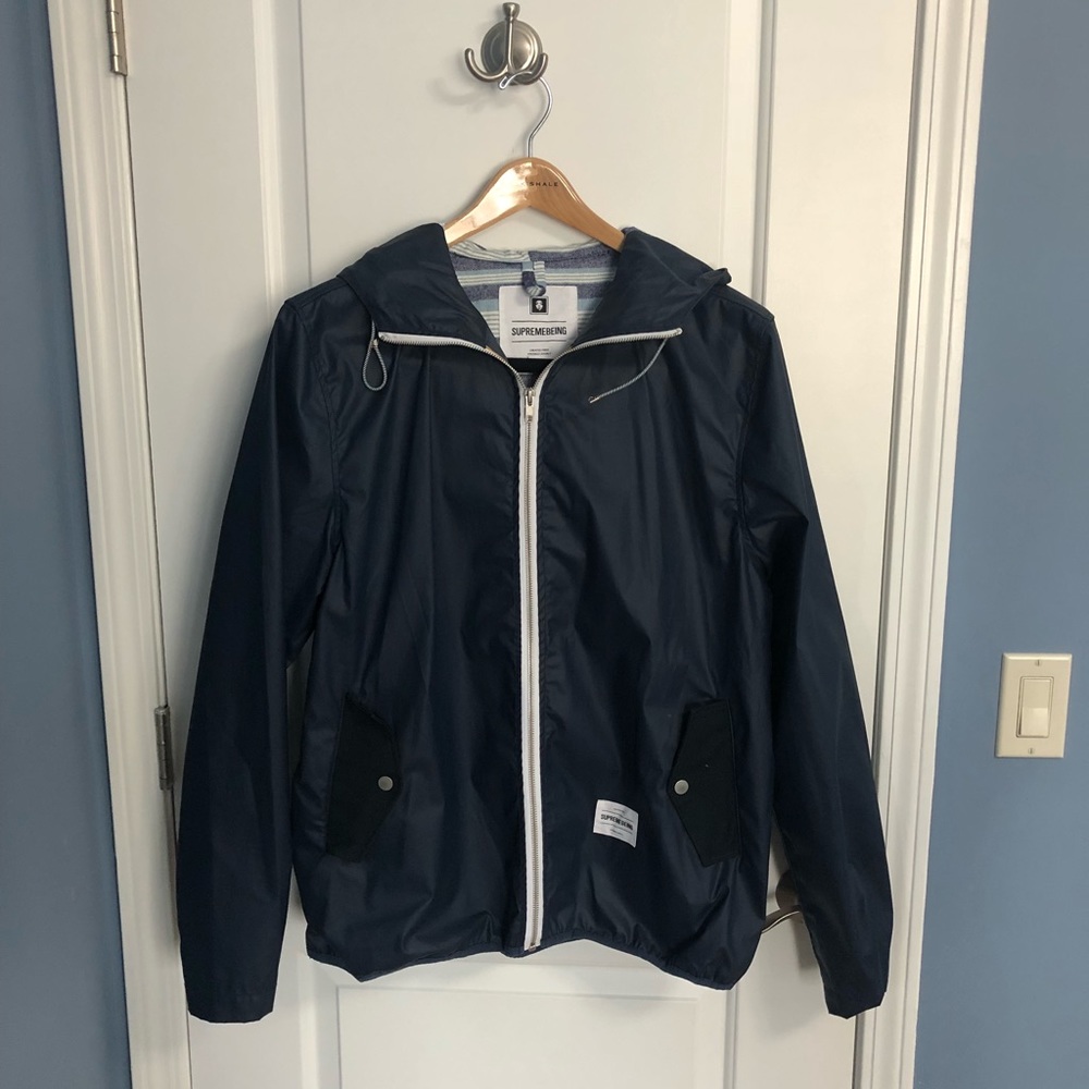 Large Blue Rain Coat